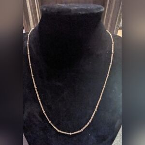 Orgami Owl Silver Tone Simple Necklace